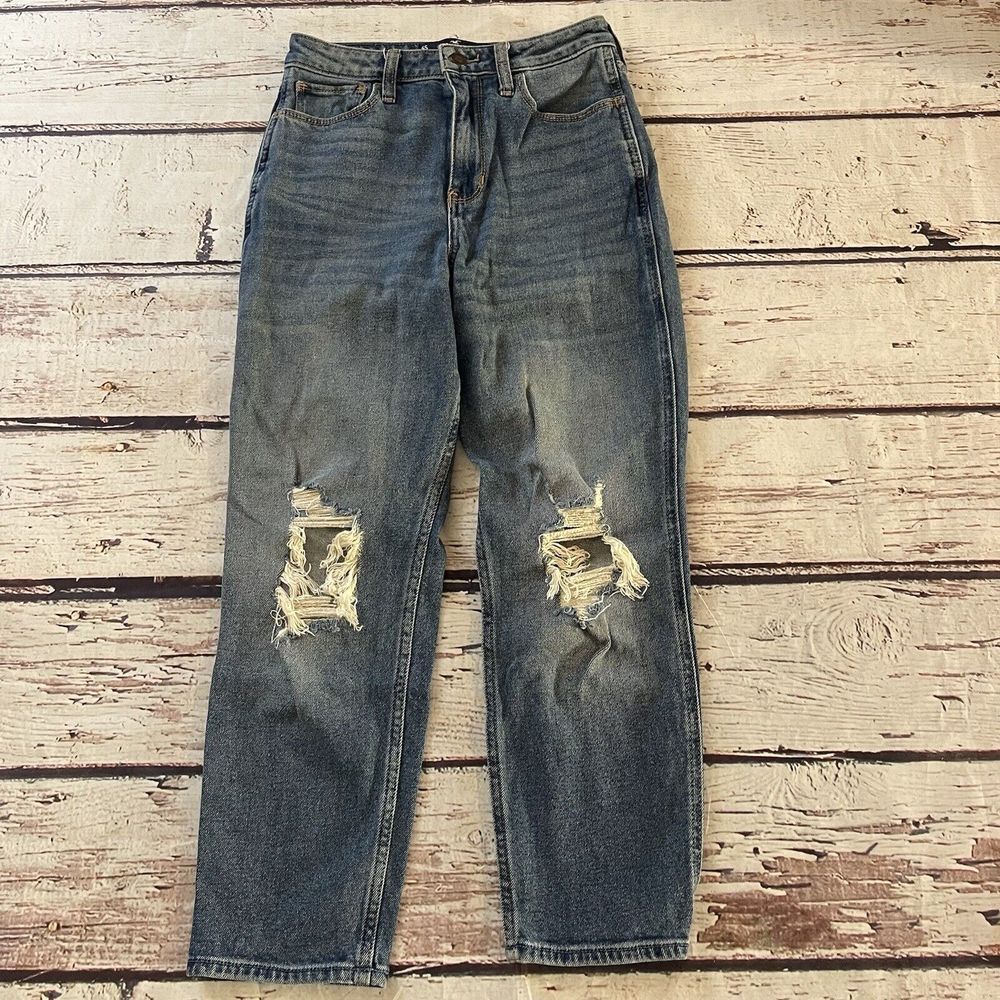 Hollister Jeans Womens‎ Size 5R W27 L25 Ultra High Rise Mom Jean